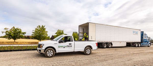 More Plants Semi truck full of plants